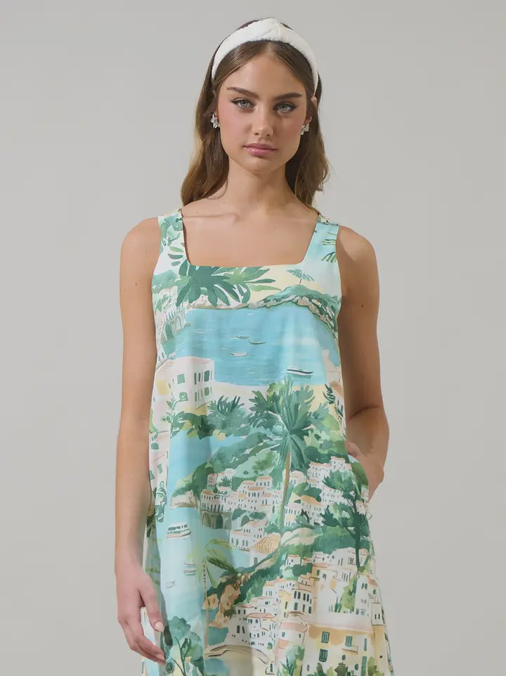 Piti Town Zenica Shift Mini Dress