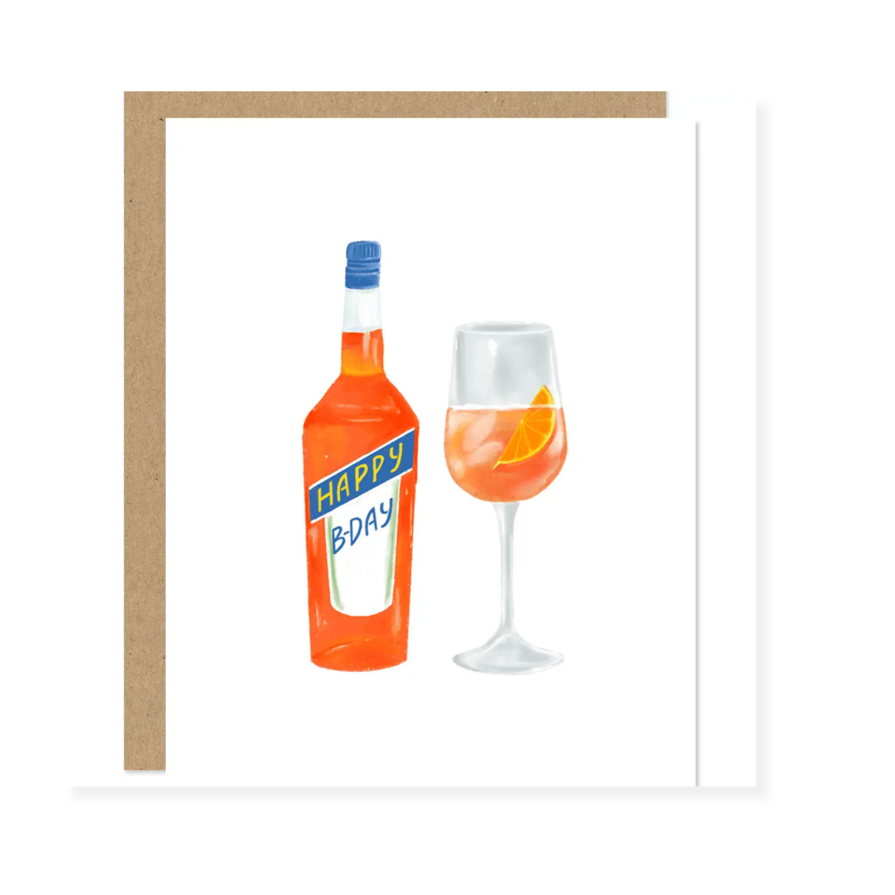 Aperol Spritz Happy Birthday Card