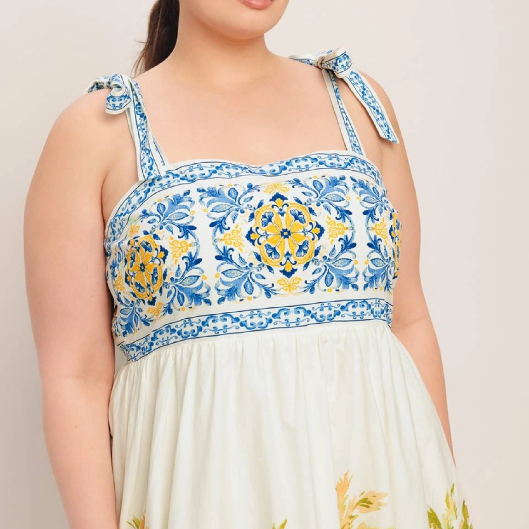 Curvy Islander Midi Dress