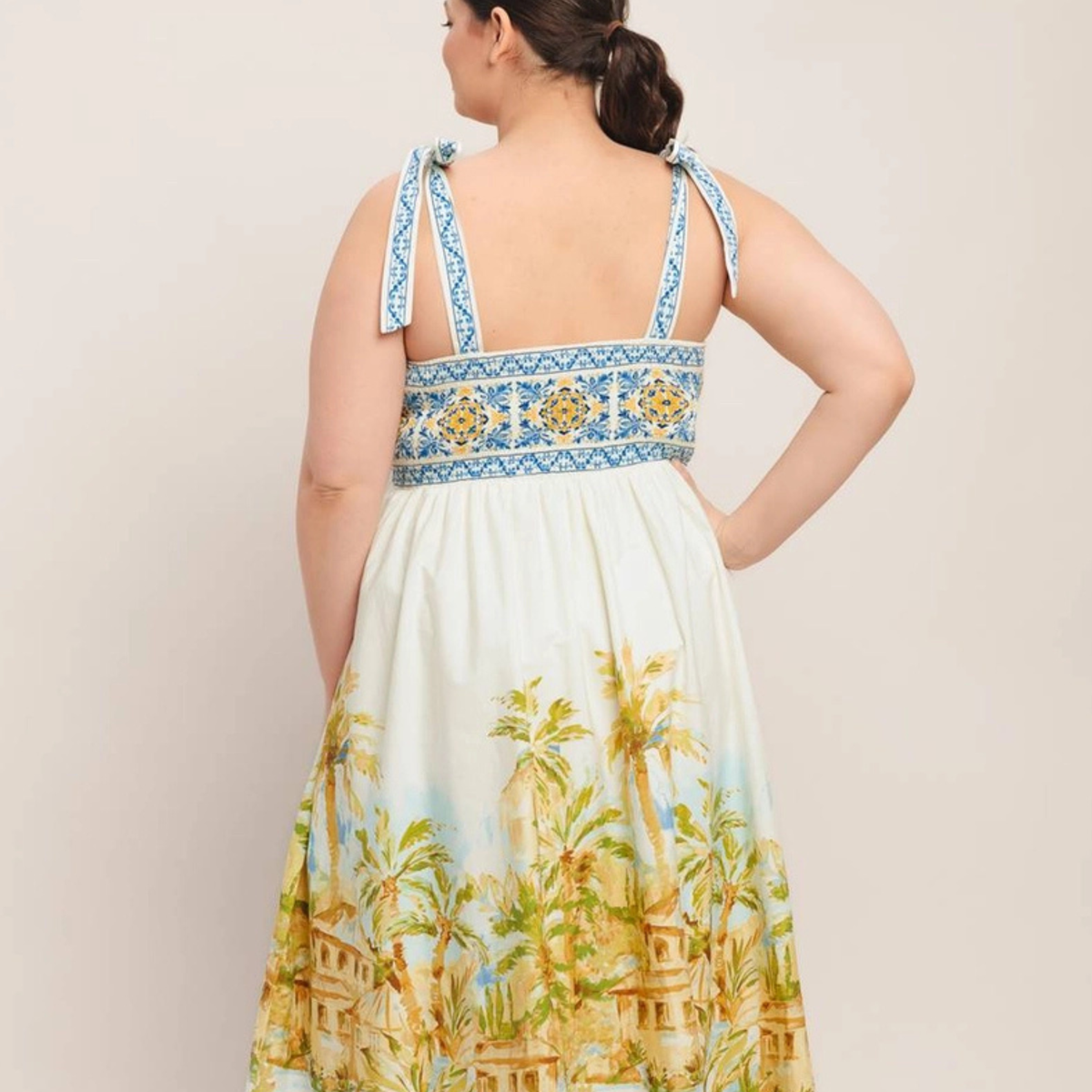 Curvy Islander Midi Dress