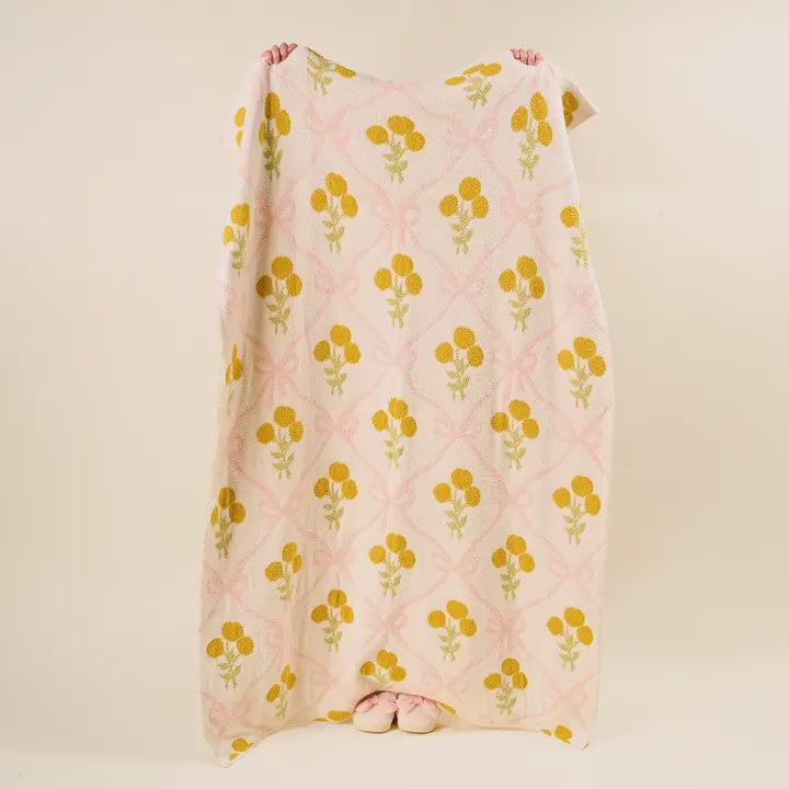 Marigold Lane Pink Cozy Luxe Blanket
