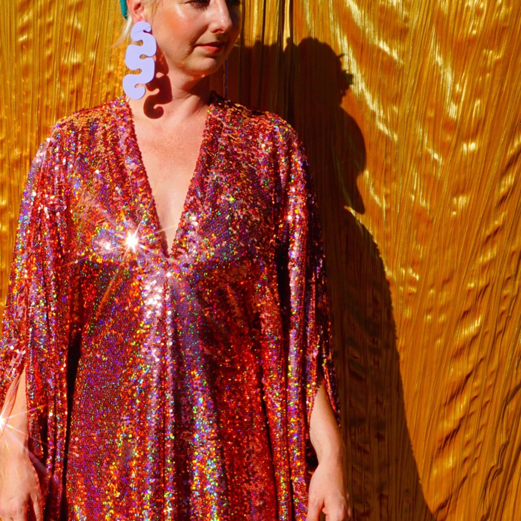 Queen D Kaftan: Rose Gold