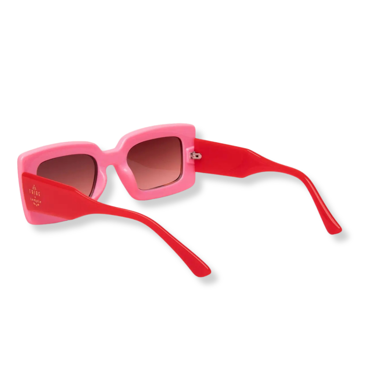 Deco Sunglasses: Pink & Red