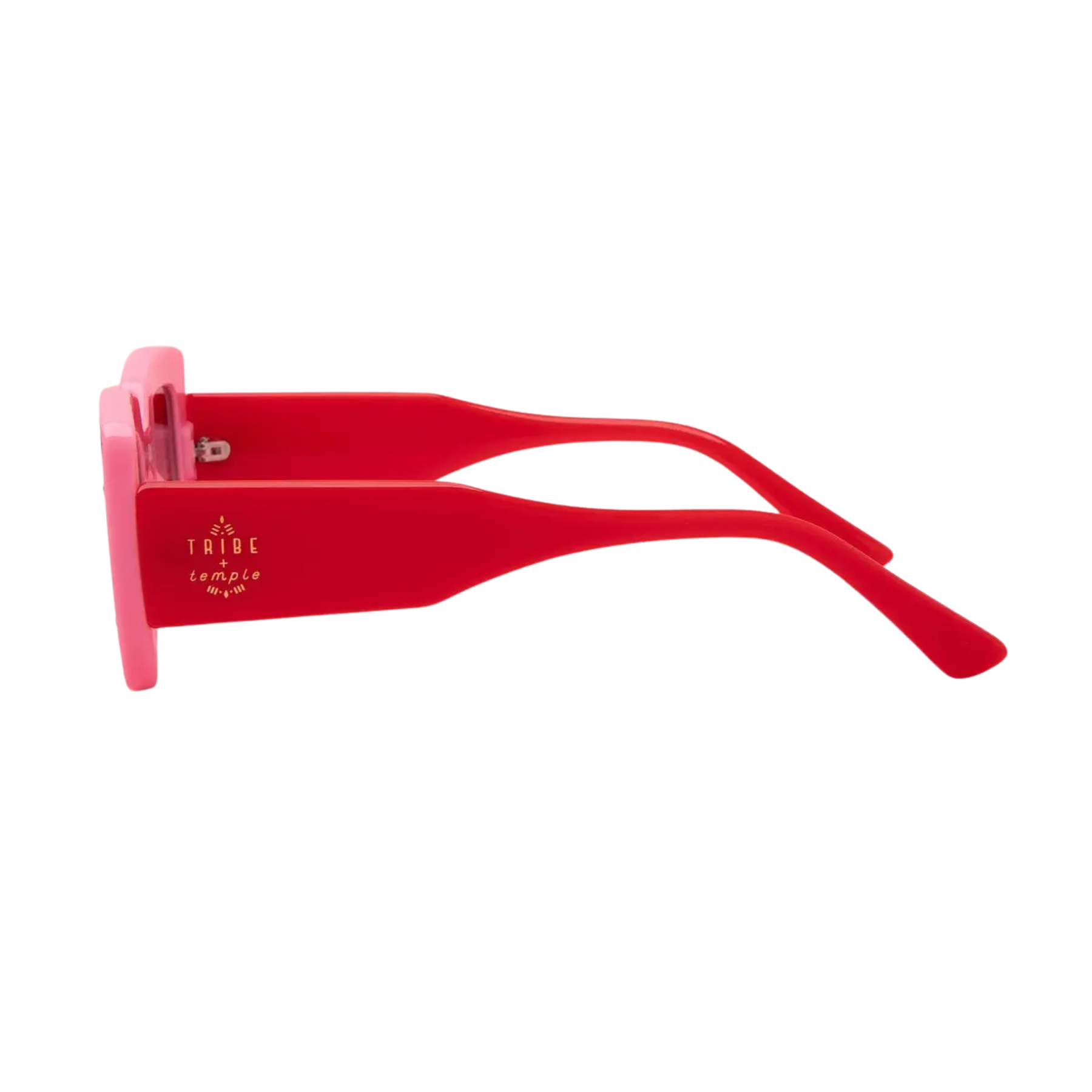 Deco Sunglasses: Pink & Red
