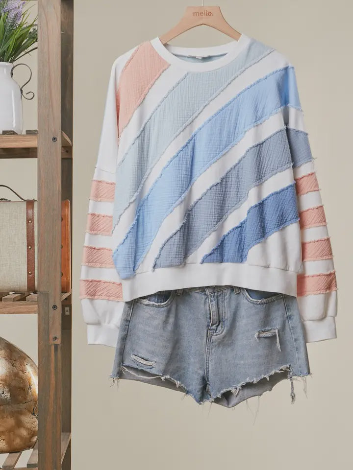Colorblock Pullover Top