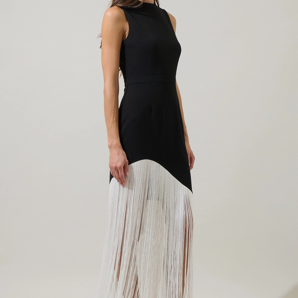 Gigi Fringe Sleeveless Dress
