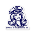 Captain of the Struggle Bus Sticker