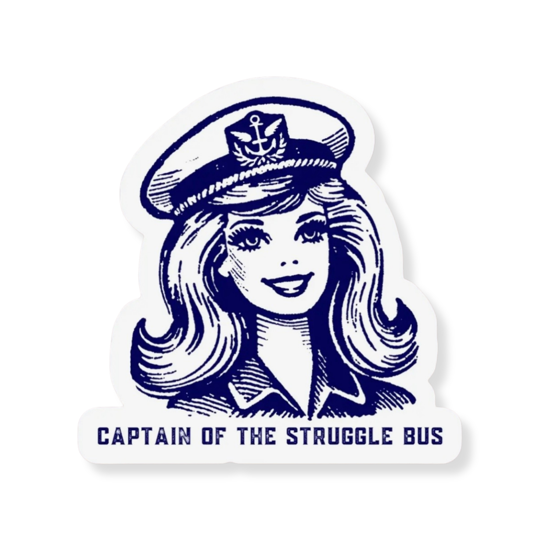 Captain of the Struggle Bus Sticker