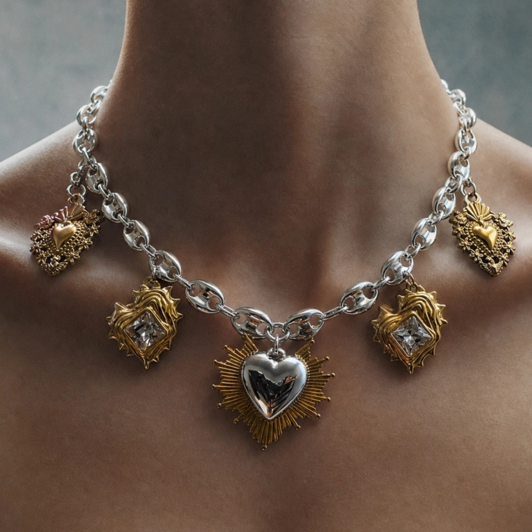 Sacred  Heart Necklace