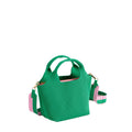 Robbie Mini Tote: Green/Pink