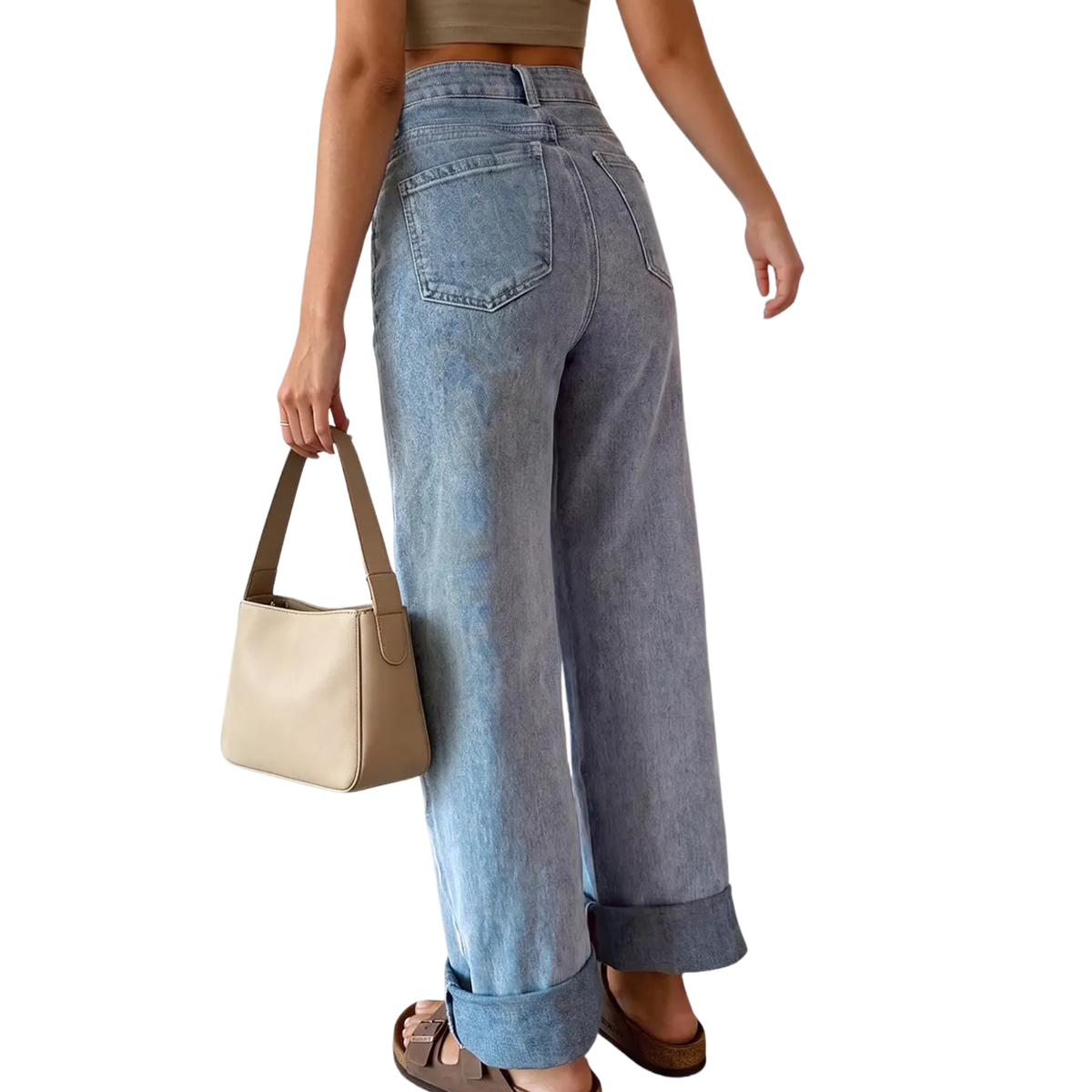 Scalloped Seam Jeans
