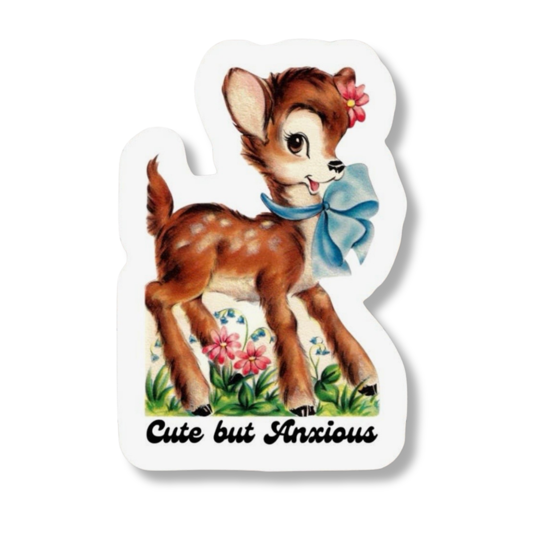Cute But Anxious Sticker
