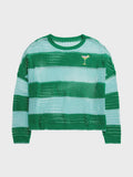 Margarita Striped Mesh Sweater