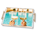 Champagne By The Pool Tray