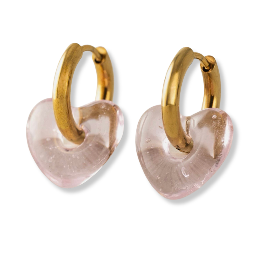 Corazon Hoop Earrings