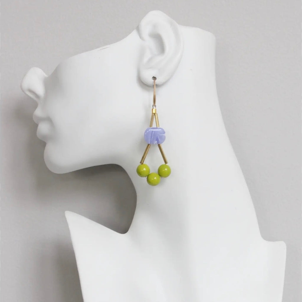 Grape Galore Dangle Earrings