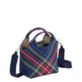 Robbie Mini Tote: Plaid Blue
