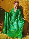Queen D Kaftan: Emerald Green