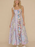 Curvy Enchanted Garden Patchwork Dress