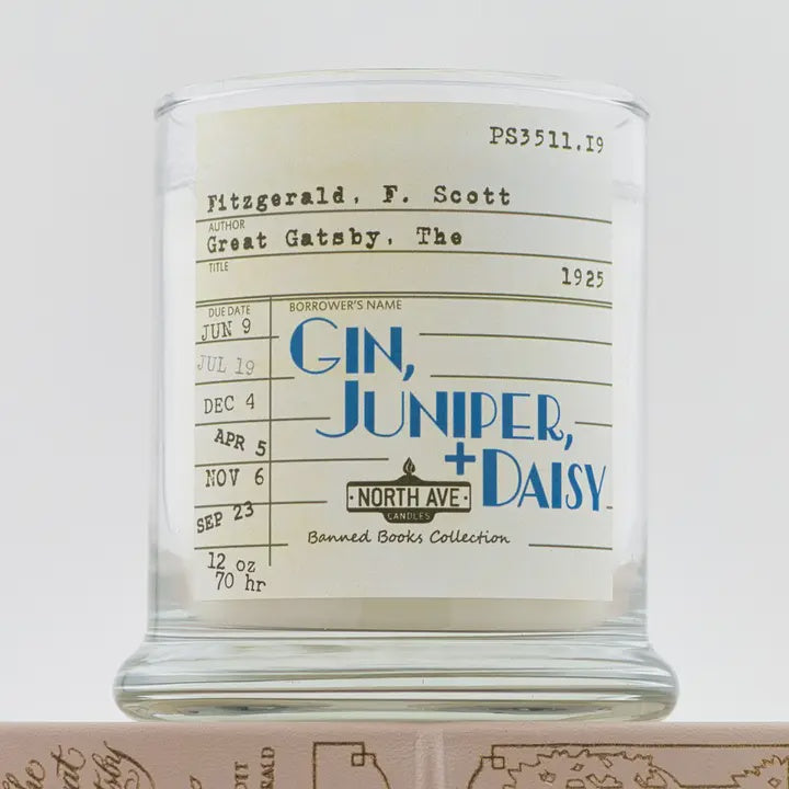 Banned Book Candle: The Great Gatsby