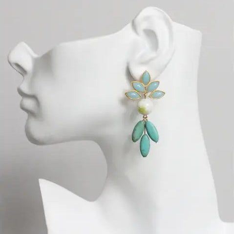 Lemon Marquise Earrings