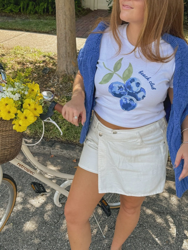 Blueberry Baby Tee