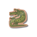 Eat Fascists Gator Sticker