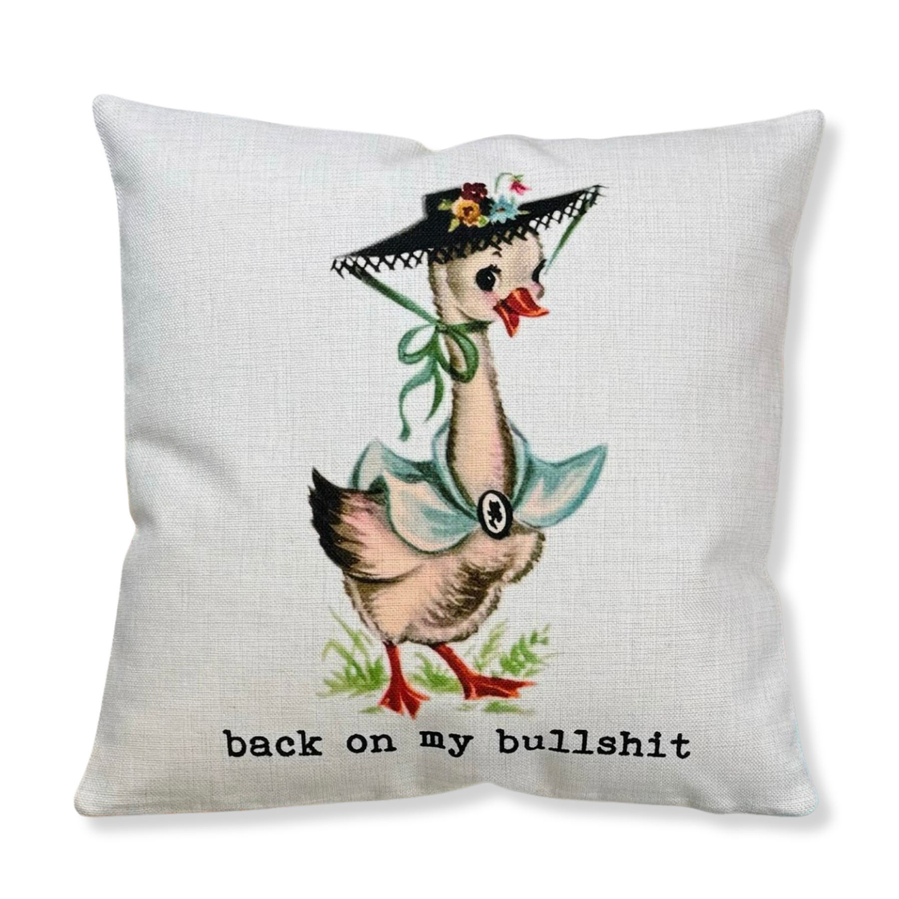 Back On My Bullshit Pillow