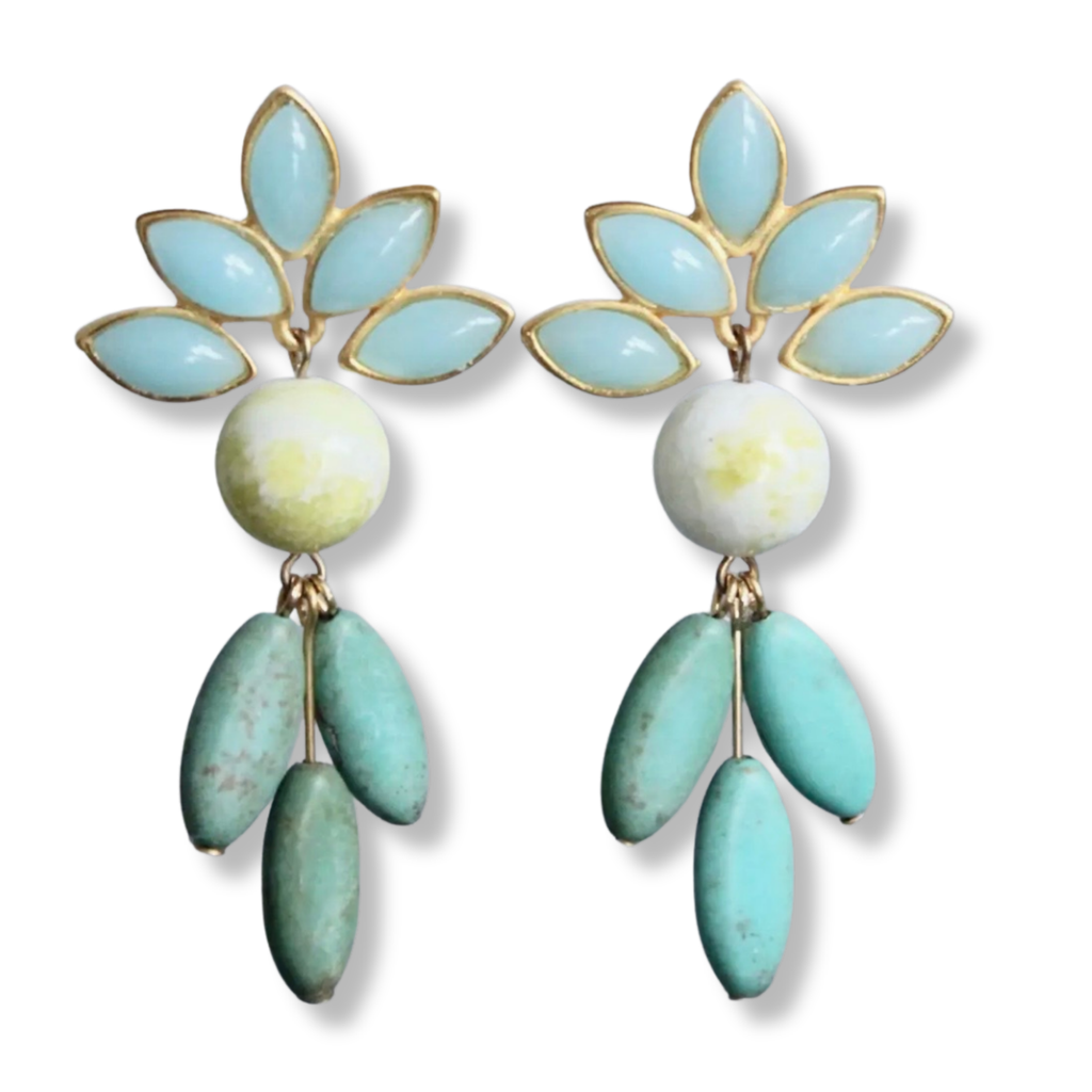 Lemon Marquise Earrings