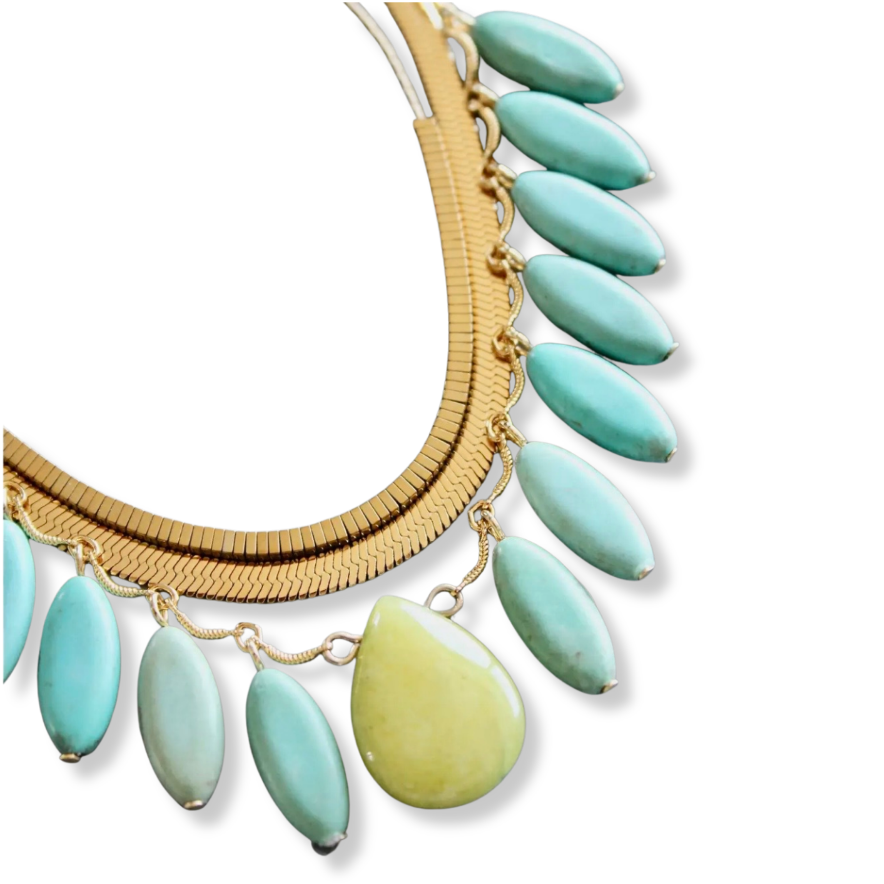 Jade Teardrop Necklace