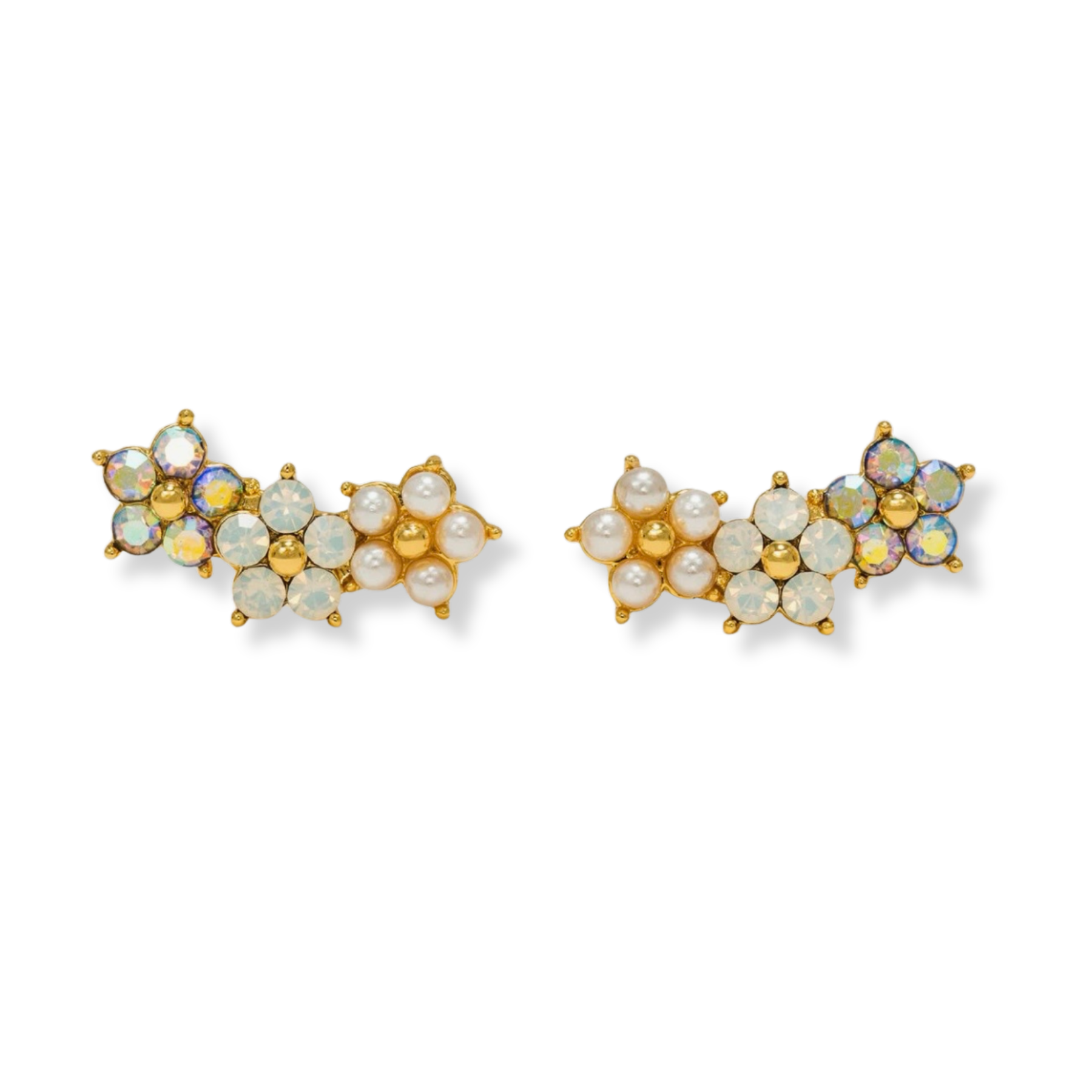 Floral Climber Earrings