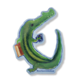 Read Awhile Crocodile Sticker