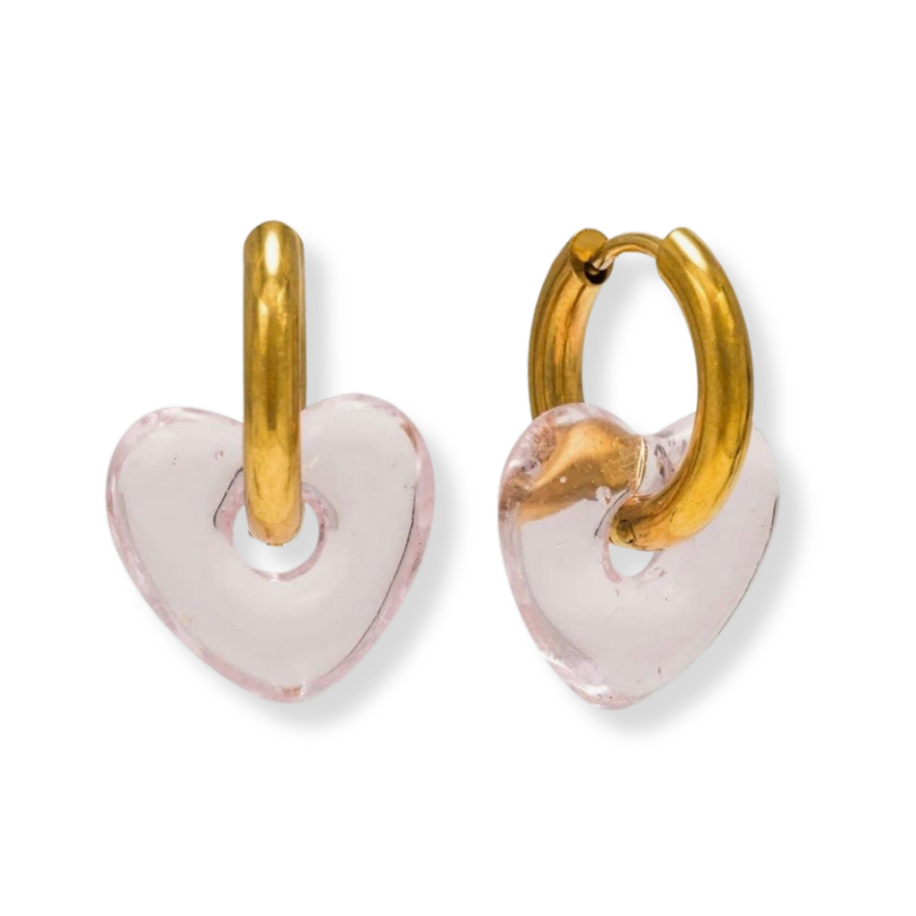 Corazon Hoop Earrings
