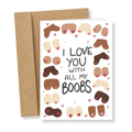 With All My Boobs Card