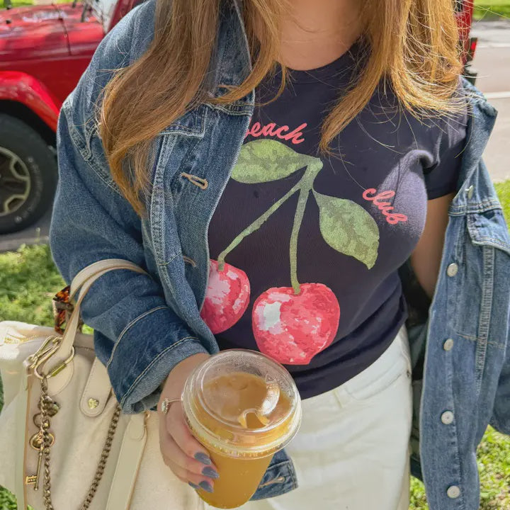 Cherry Baby Tee