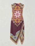 Fringe Asymmetrical Dress
