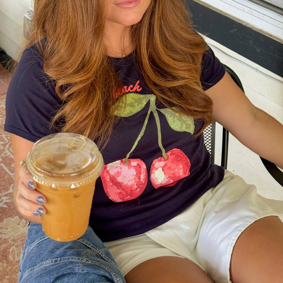 Cherry Baby Tee
