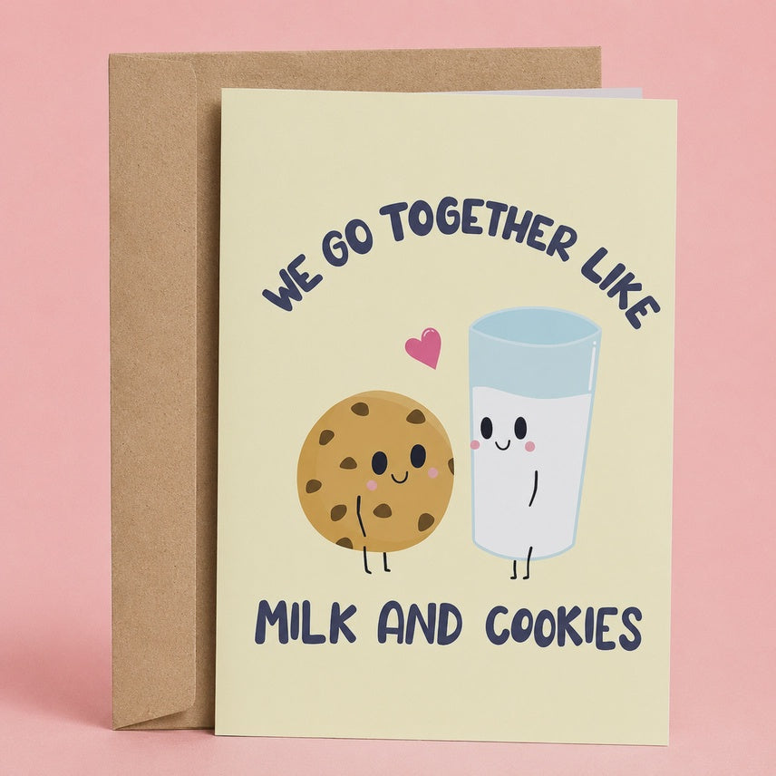 Milk & Cookies Card